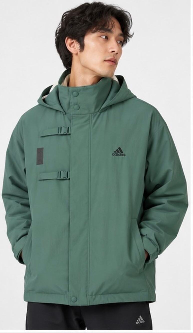 Adidas Originals GM4467 Hooded Jacket XL Emerald Green Wuji Chinese Style